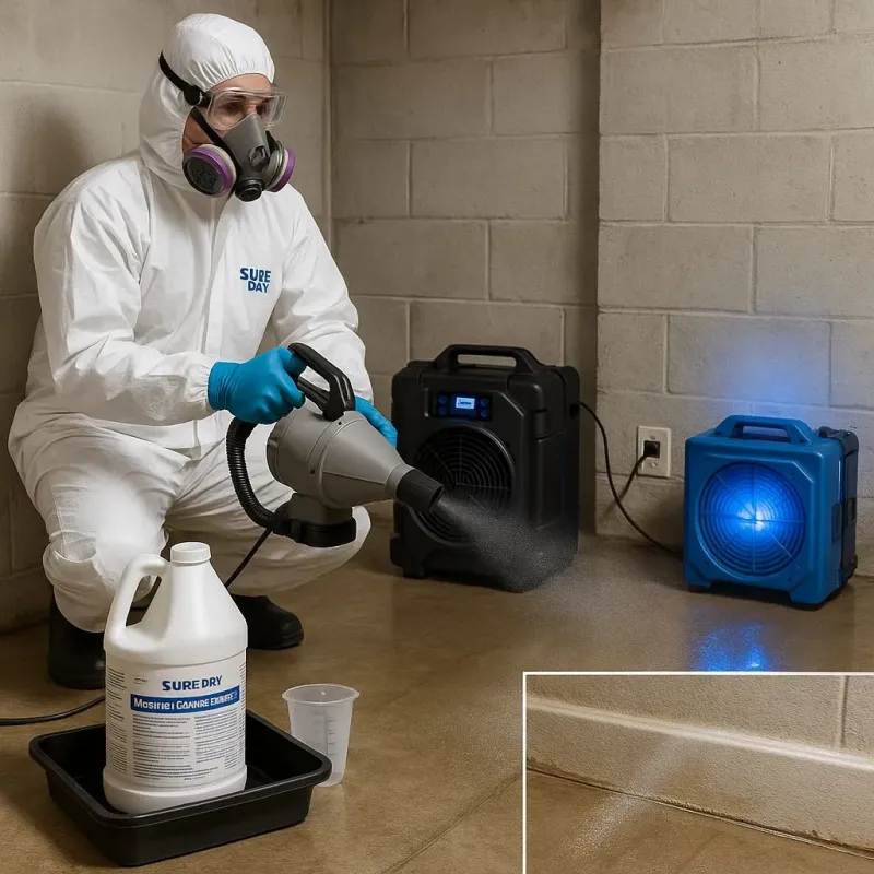 Sanitization and Odor Removal process in Daleville, VA