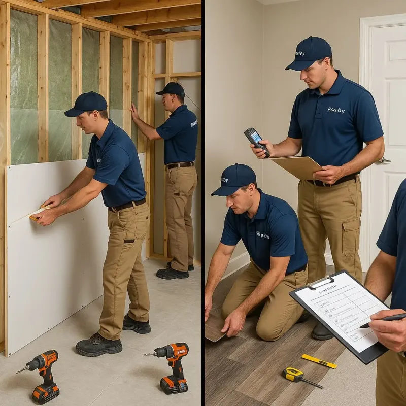 Repairs and Reconstruction process in Daleville, VA
